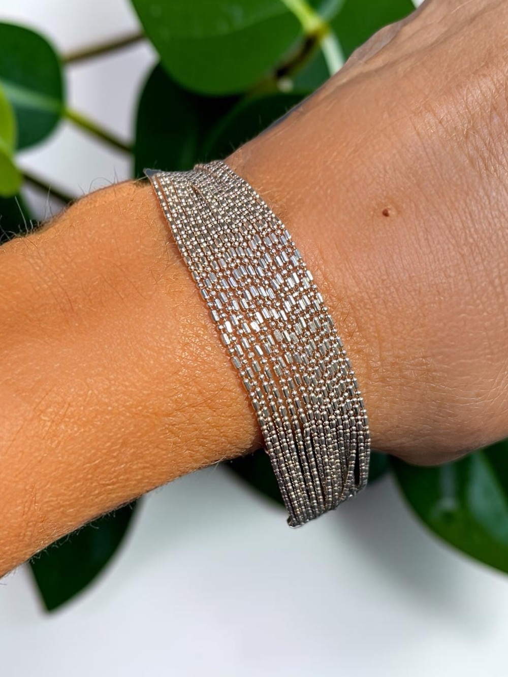 🌺Dyadema Sterling Multi Chain Bracelet